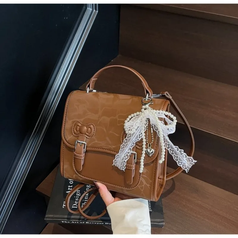 

Stylish Maillard Shell Bag 2025 New Model Patchwork Design One Shoulder Bag Practical