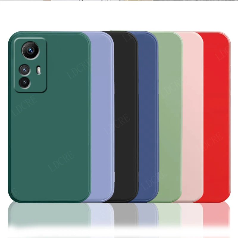 Para funda Xiaomi Redmi Note 12S funda Redmi Note 12S Capas trasera de silicona líquida suave TPU Fundas Redmi Note 10 11 12 Pro Plus 12S