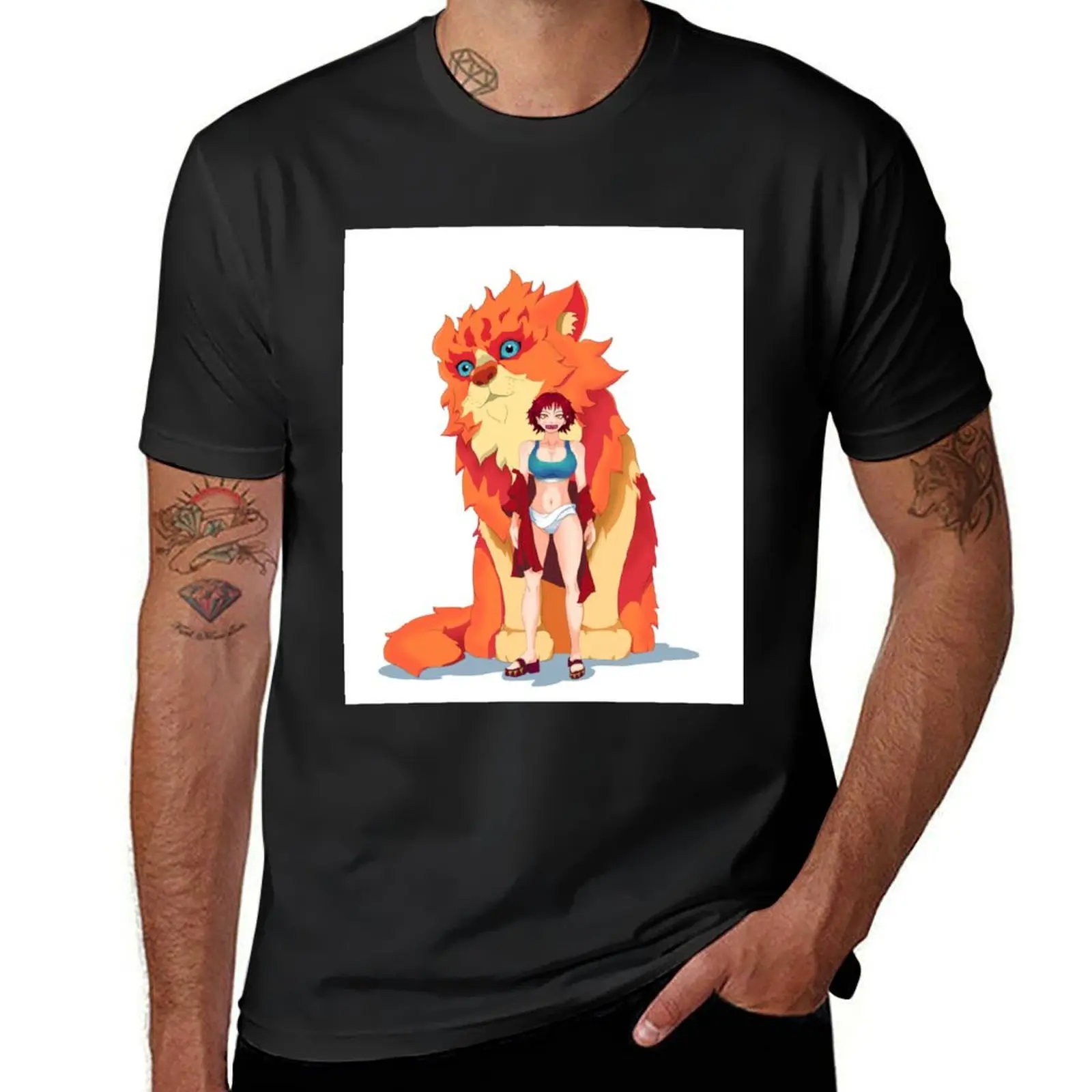 a girl and her cat T-Shirt boys whites sweat mens graphic t-shirts