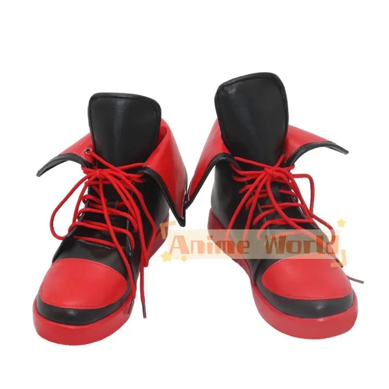 ゲームブルーアーカイブネルコスプレ靴 Pu レザーシューズハロウィンカーニバルブーツコスプレ小道具カスタムメイド