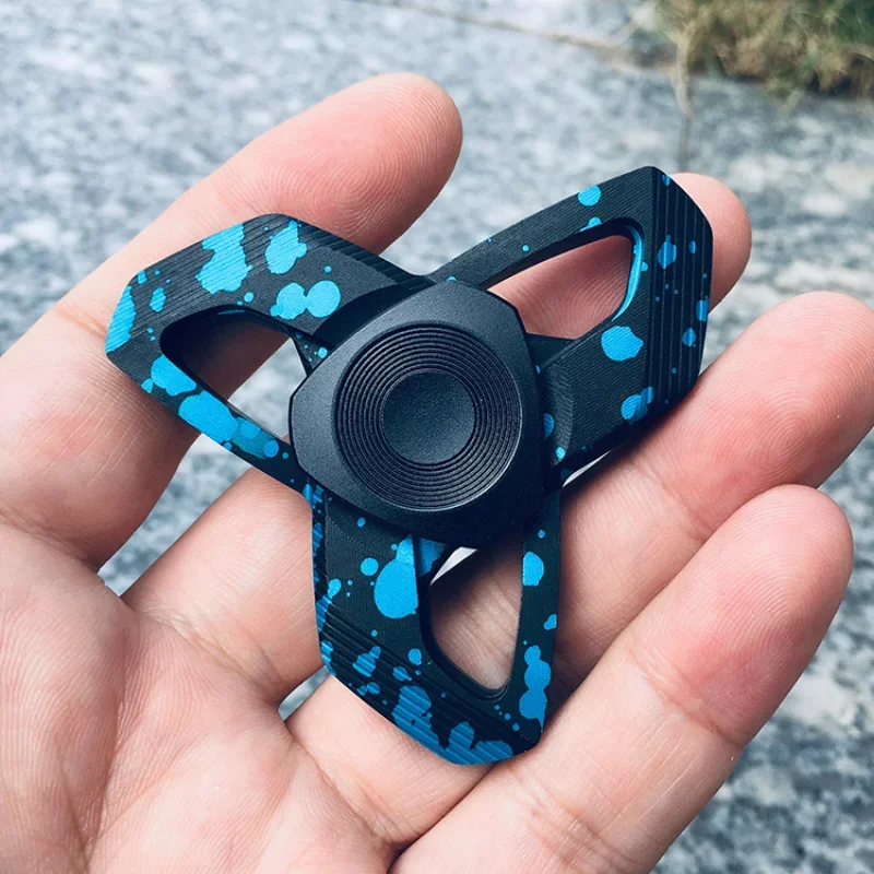 CKFSL Spinner de mano de Metal, juguetes EDC, giroscopio para aliviar el estrés, juego de dedo, regalos de cumpleaños de alta gama para niños adultos