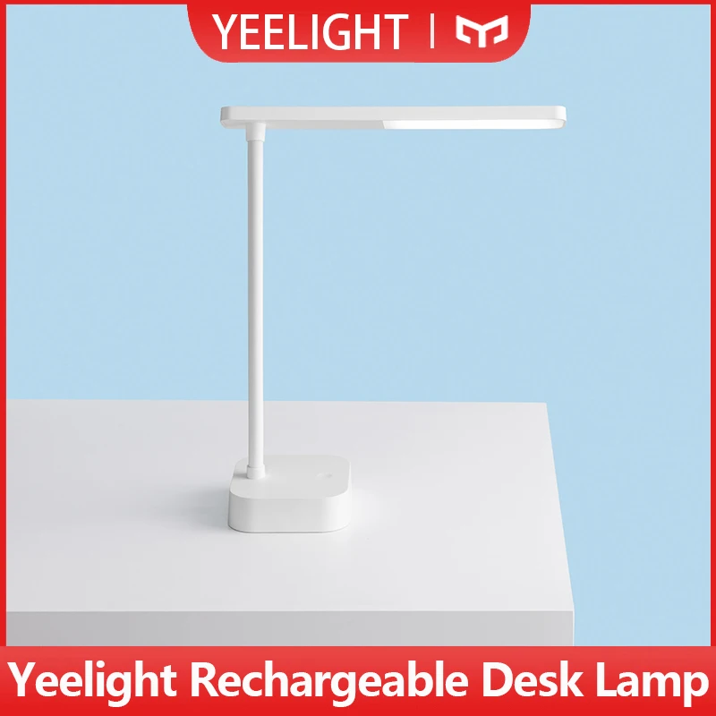 Yeelight Rechargeable Desk Lamp Book Lamp Sleep Assist Light Cool White Light Eye Protection 360° Twistable USB-C Charging