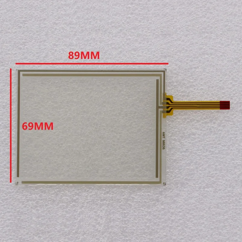Panel dotykowy do AMT 98636 AMT98636 Rezystancyjny ekran dotykowy Wymiana szklanego panelu 89 * 69 mm
