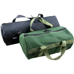 Round Thick Tool Bag Portable Multifunctional Storage Bag Electrician Woodworker Car Repair Tools Storage Bag Large Toolkit