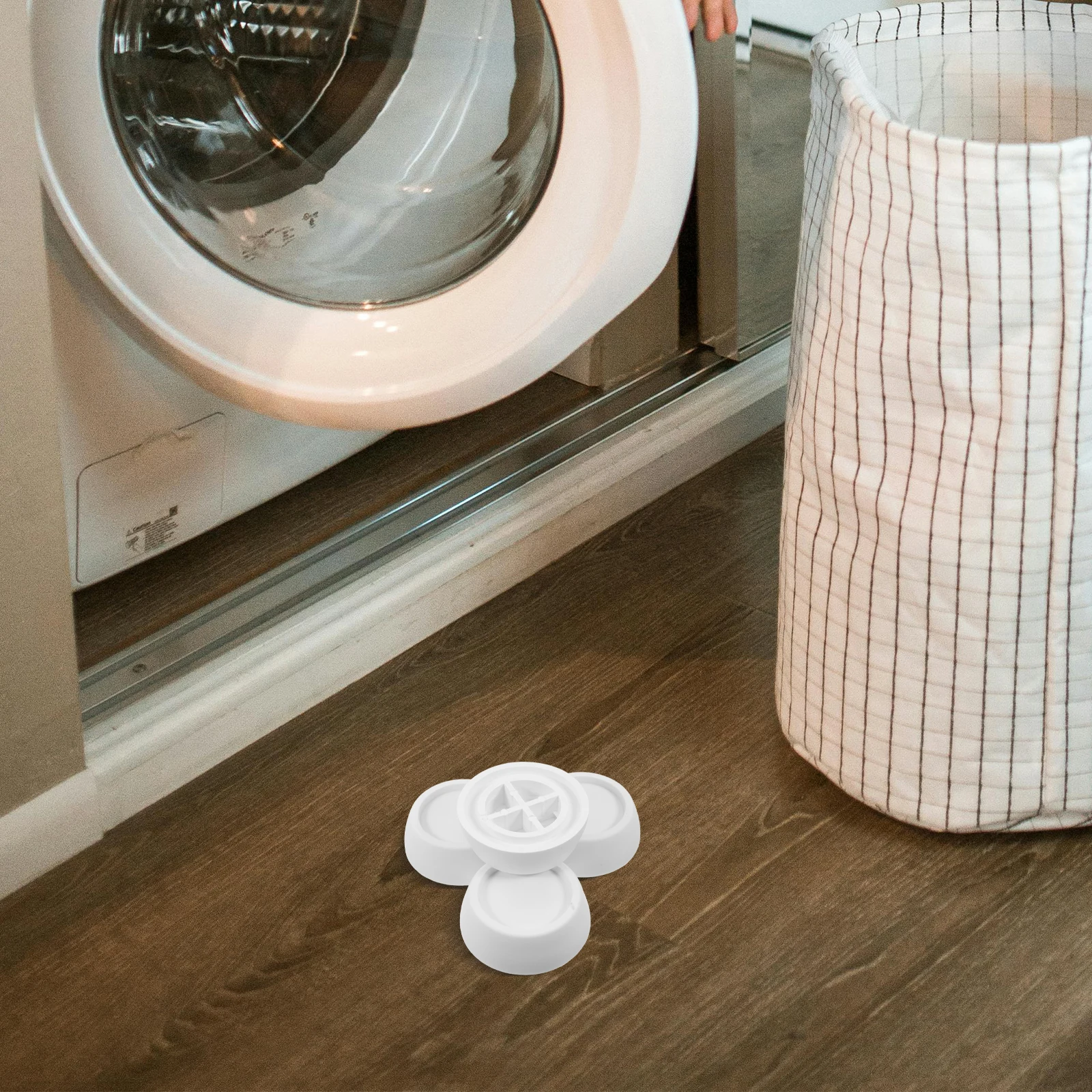 

4Pcs Furniture Anti Slip Pads Universal Rubber Foot Pads for Washer Dryer Refrigerator Anti Vibration Furniture Grippers Silent