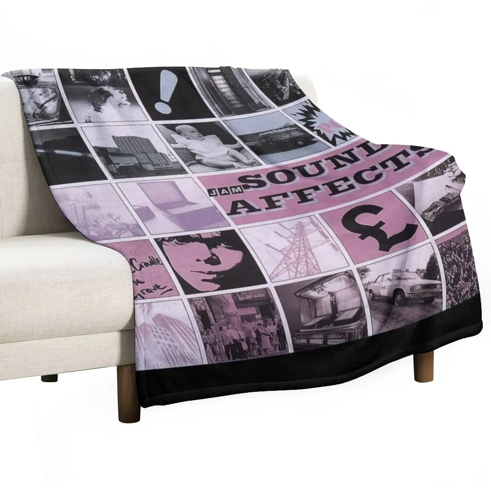 

Sound Affects Throw Blanket Large Luxury Hairy decorative Blankets