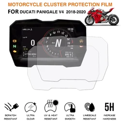 Para ducati panigale v4 18 streetfighter v4 20 tpu motocicleta cluster proteção contra riscos filme protetor de tela decalque adesivos