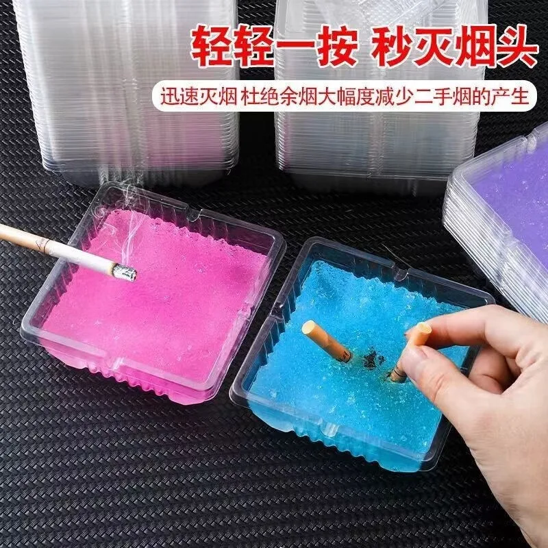 Disposable ashtray creative no-wash can be used with smoke-killing sand lazy portable ashtray manufacturer wholesale