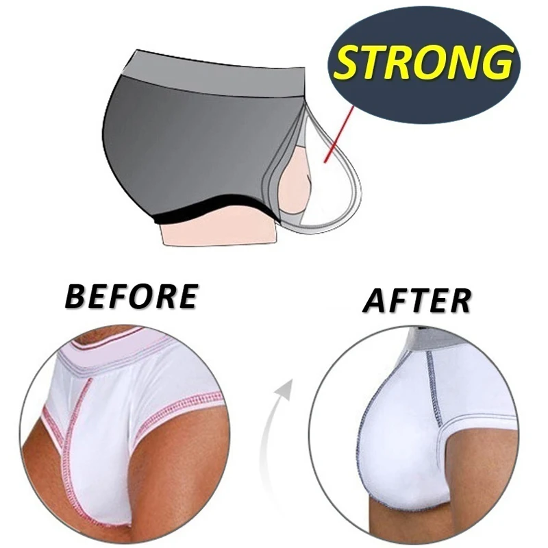 6 cores 3d removível push up esponja bulge copo almofadas de amortecimento macio leve roupa interior dos homens cuecas banho acessório