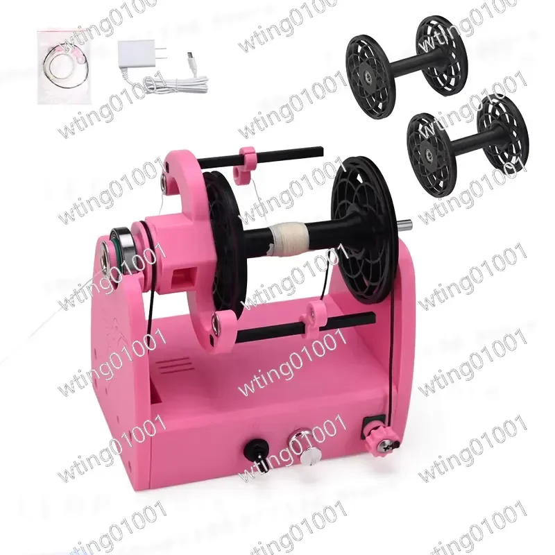 Electric Wool Spinning Wheel Type C Rechargeable Handheld Yarn Spinner Compact Flexible Wool Thread Twisting Spinning Machine