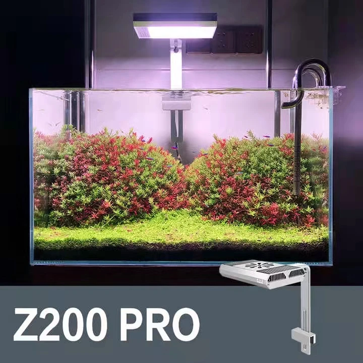 70W Z200 APP Control Led Aquarium Light Cold White Aluminum Heat Sink Aquarium Lights Adjustable height Customized Color