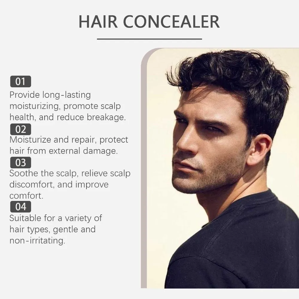 Waterproof Hair Root Concealer‌ Volumizing Cover Hairline Scalp Concealer‌ Thickening Long Lasting Hair Building Cream