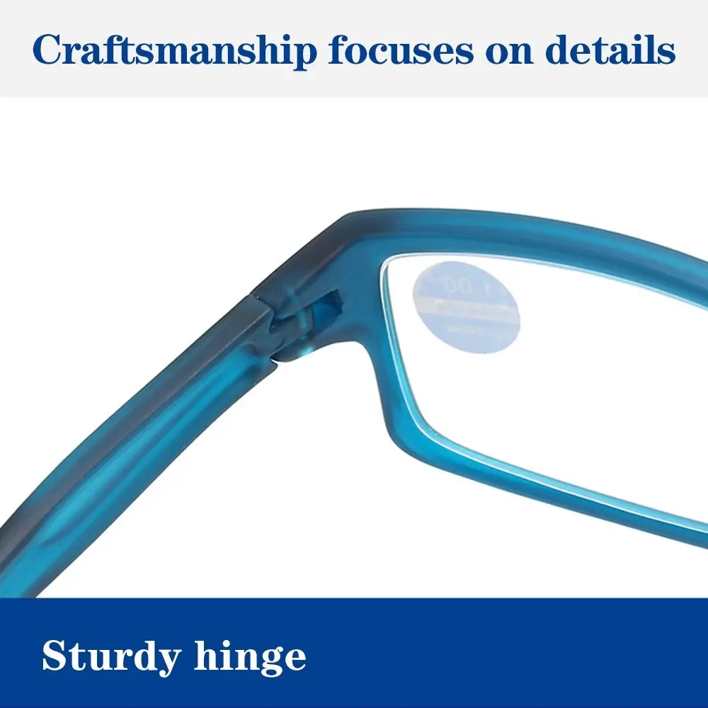 ブルーレイブロック抗青色光老眼鏡超軽量 PC 遠視メガネ目の保護スポーツスクエア眼鏡