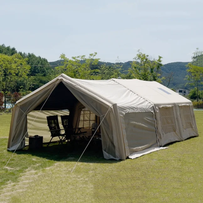 High Quality Newest Combine Canopy Camping Tent Outdoor Tent for 8-10 Persons Inflatable Tent