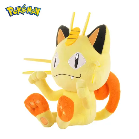 포켓몬 카와이 Meowth 플러시 장난감 만화 & 귀여운 인형 어린이 장난감 생일 선물