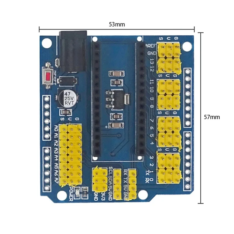 Prototype protector nano adapter v3.0 and Uno multifunctional expansion board for Arduino