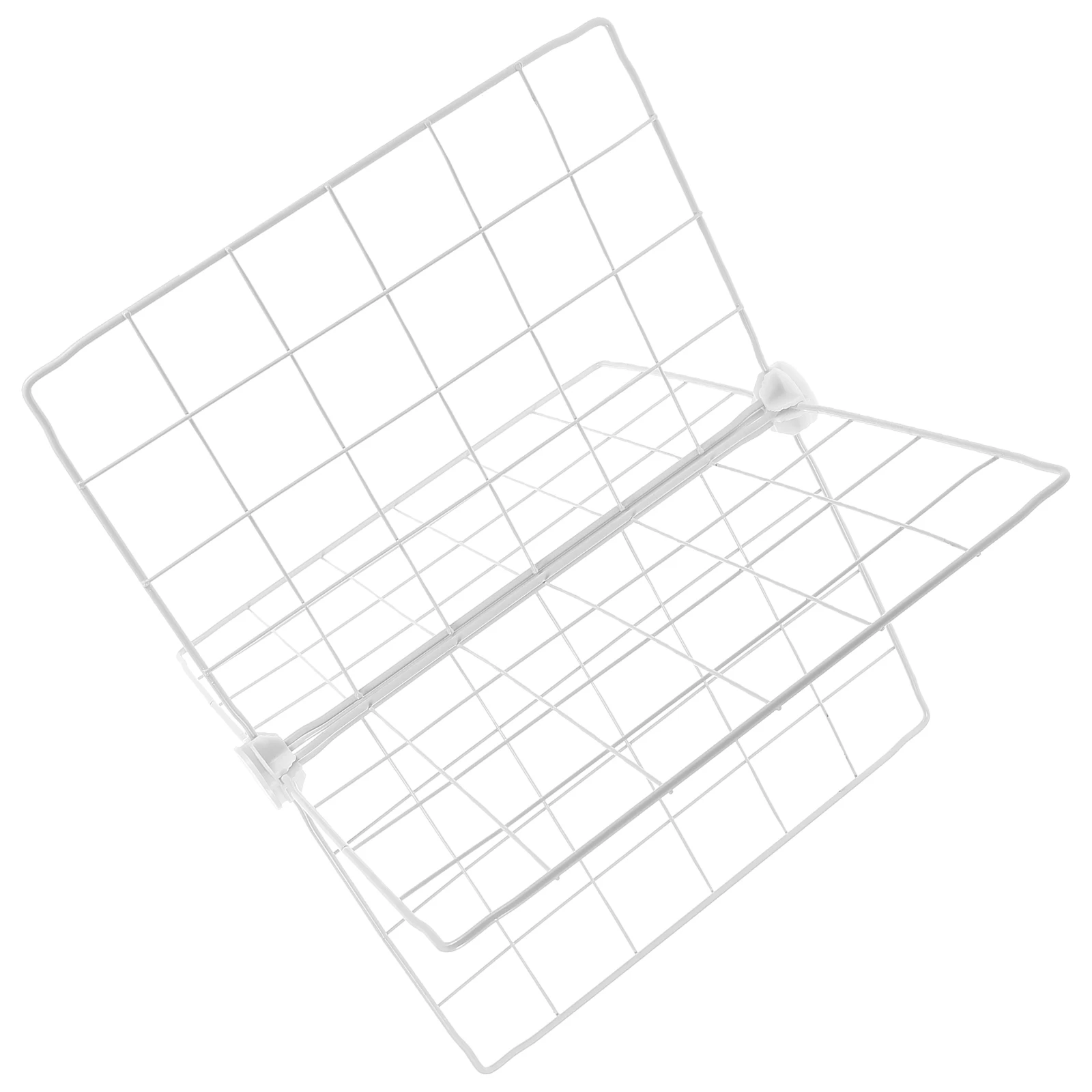 

Refrigerator Partition Board Iron Wire Divider Multifunctional Fridge Separator Breathable Grid Design Adjustable Shelving