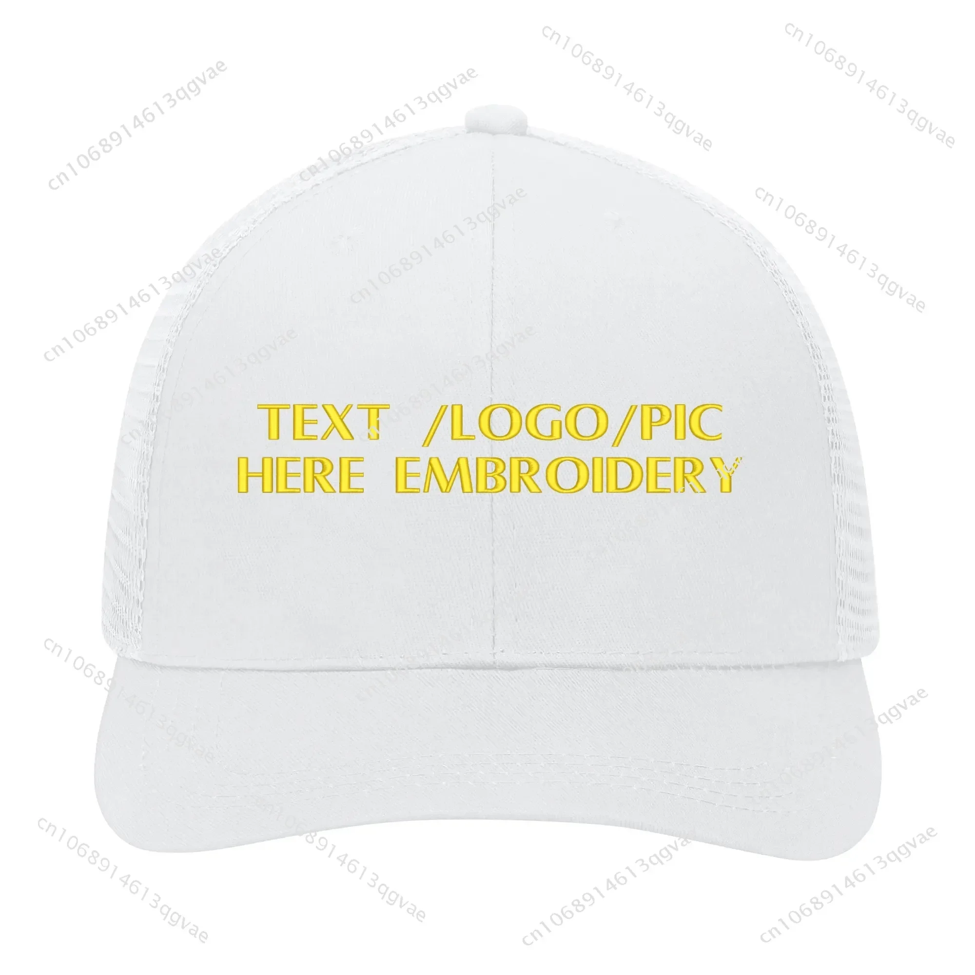 Custom Made Embroidered Hat Mens Womens Sports Baseball Hats Hip Hop Breathable Summer Headwear Popular Customized Made DIY Caps