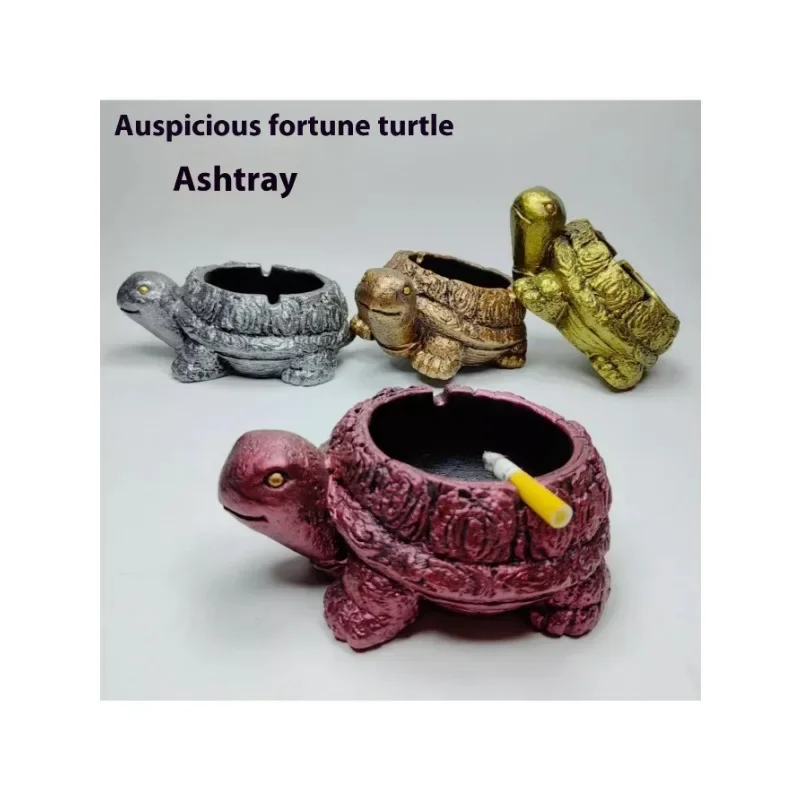 

Attracting Wealth Turtle Ashtray Anti Fly Ash Ashtray Office Living Room Tea Table Countertop Ornament Mascot Home Decor Gift