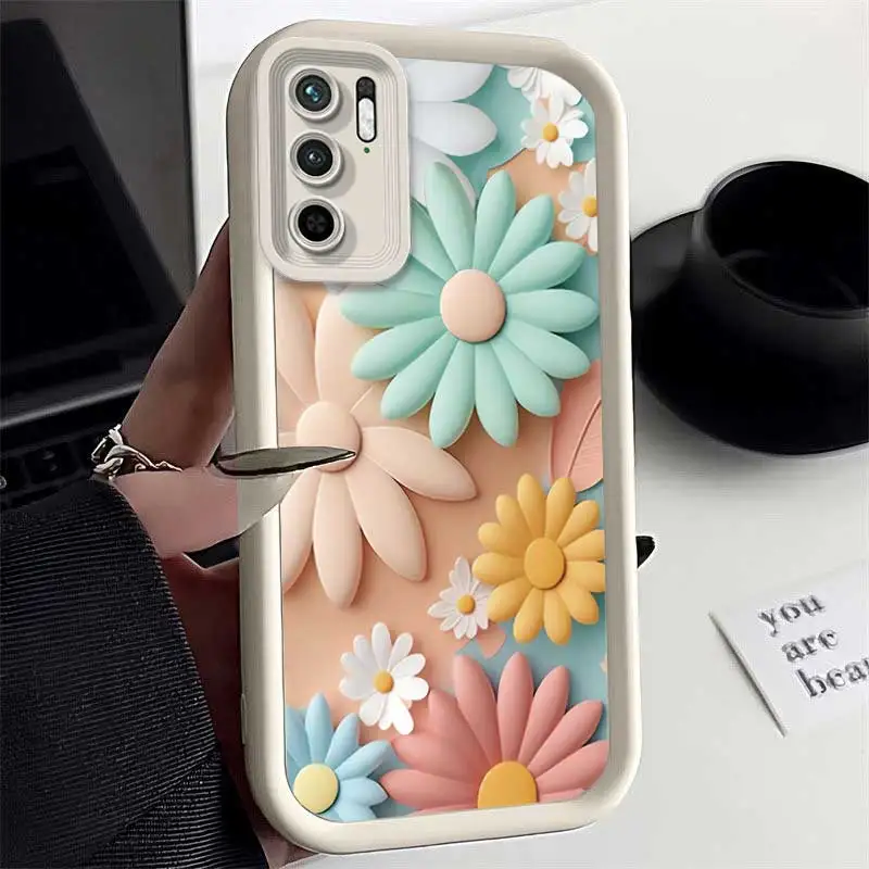 Note10 Dreamy Blossoms Sky Eye Ladder Phone Case For Redmi Note 11 11S 10S 10T 10Pro 9 9T 9S 9Pro 9Pro 8 8Pro 7 7Pro 7S