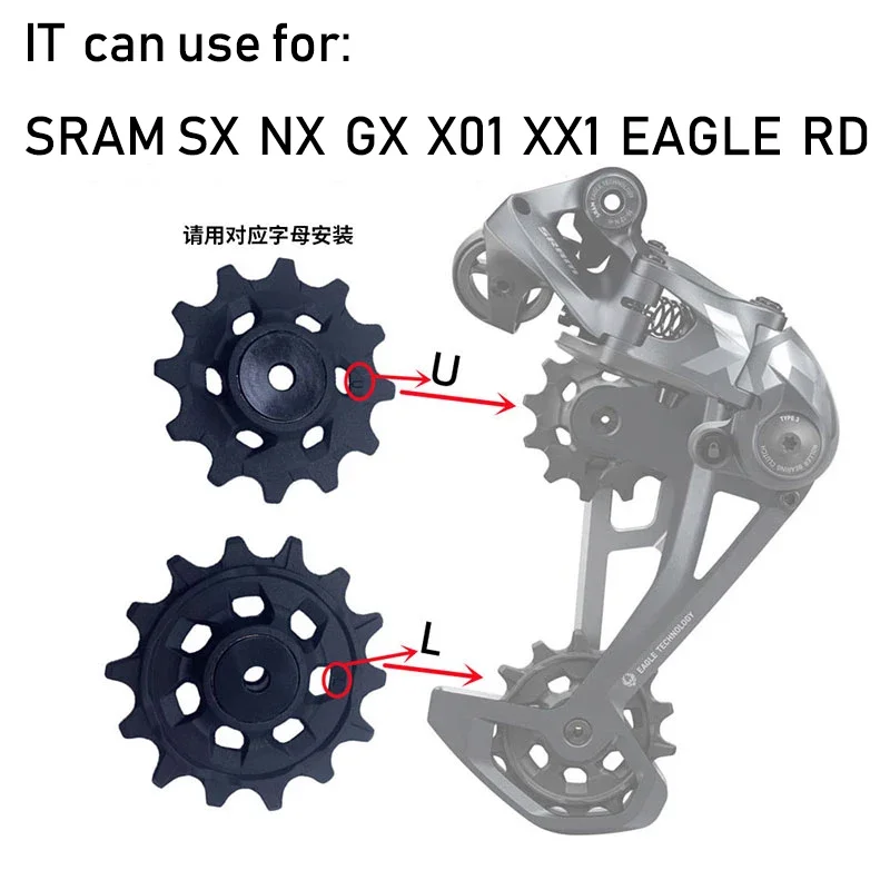 SX NX GX X01 XX1 12速 イーグル RD プーリーキット 12T & 14T リア