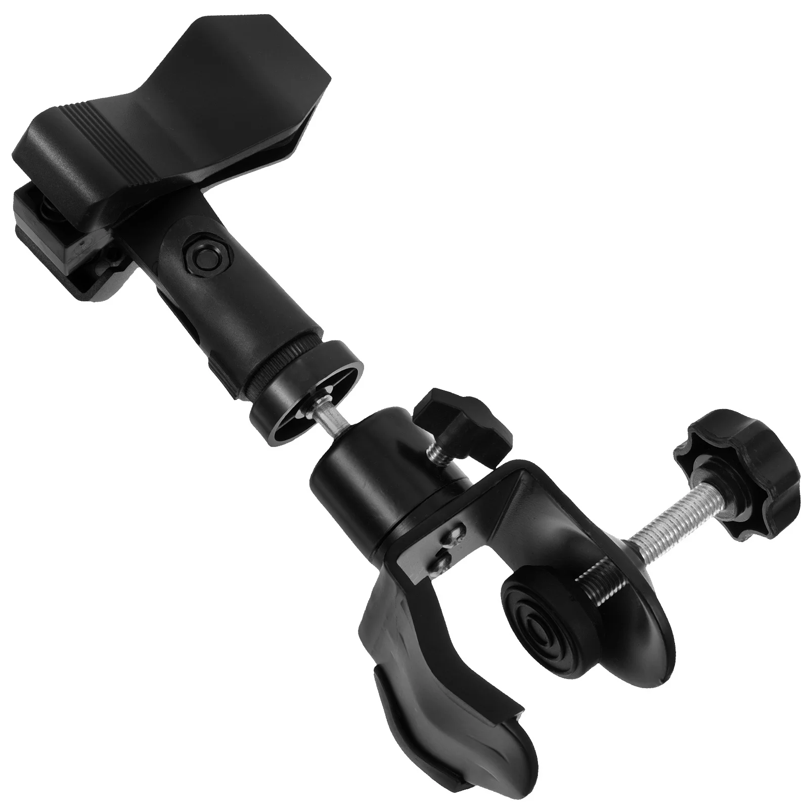 1Set Sax Microphone Mount Clamp Spring Mic Holder Durable Secure Grip for Microphone Stand Use Mic Holder Camera Monitor Mount