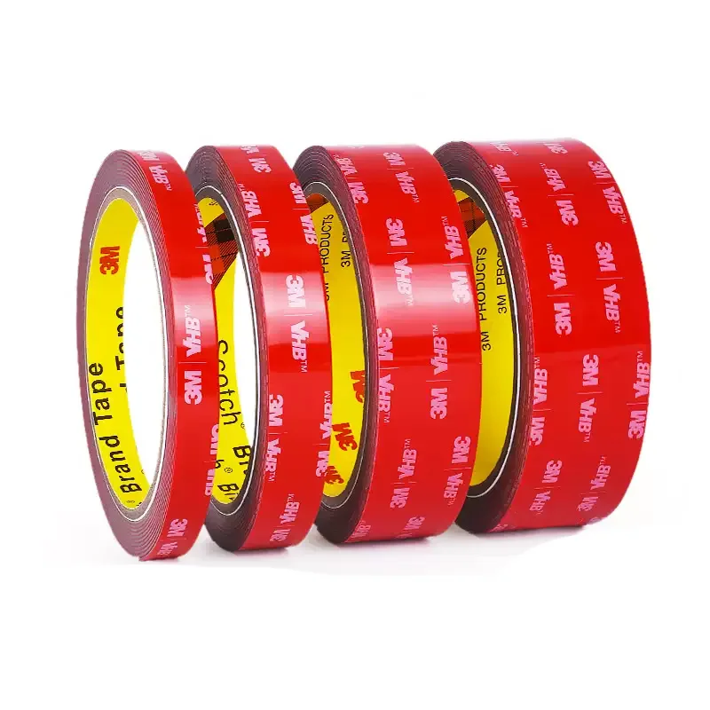 Adhésif Double face 3M pour voiture, ruban adhésif imperméable pour voiture, mousse adhésive pour la maison, sans résidus