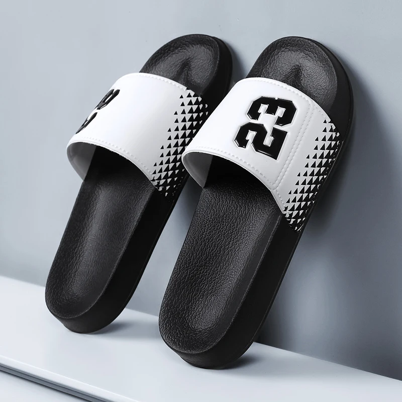 Men's Slippers Summer New Style Sandals, EVA Lightweight Adult Thick Soled Beach Shoes Women's Outdoor Non Slip Open Toe Sandals