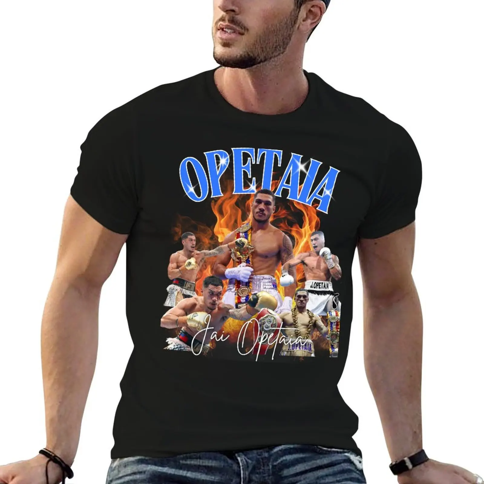 

Jai Opetaia Boxing Cruiserweight King TSHIRT T-Shirt man t shirts high quality luxury brand funny t shirts cotton T-Shirt