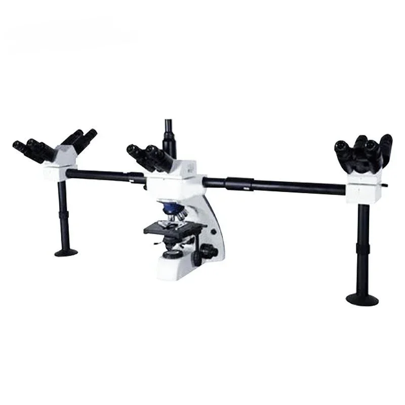 Multi-head 2-5 people viewing biological microscope teaching microscope