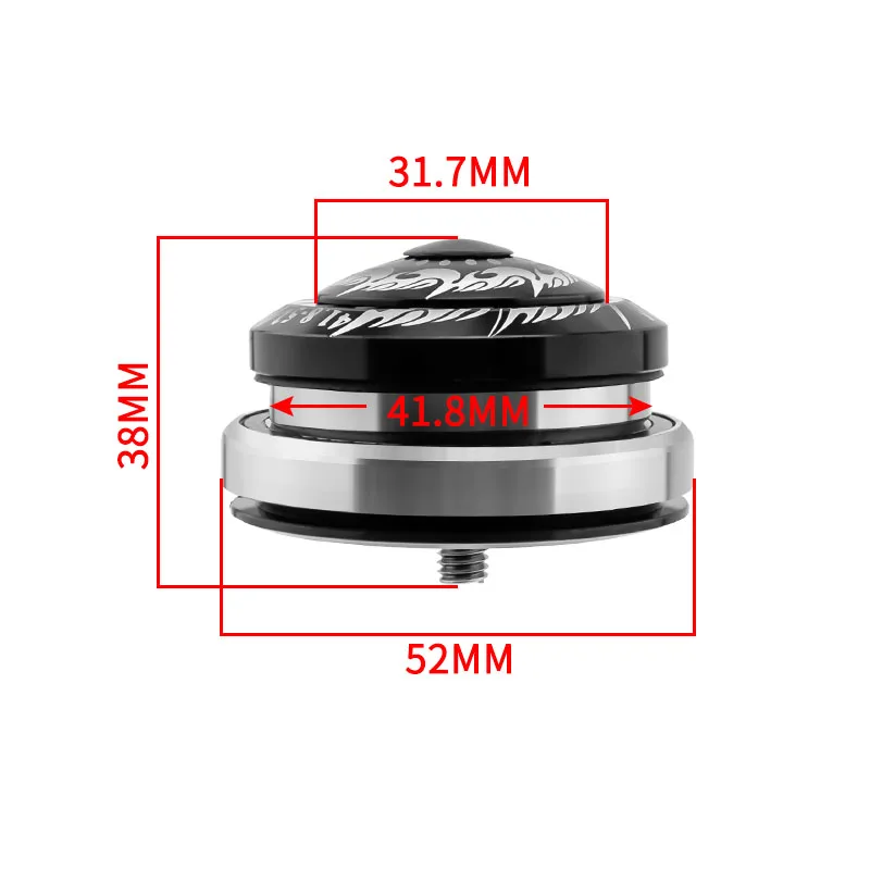 MUQZI 41.8mm 52MM Headset 1 1/8\