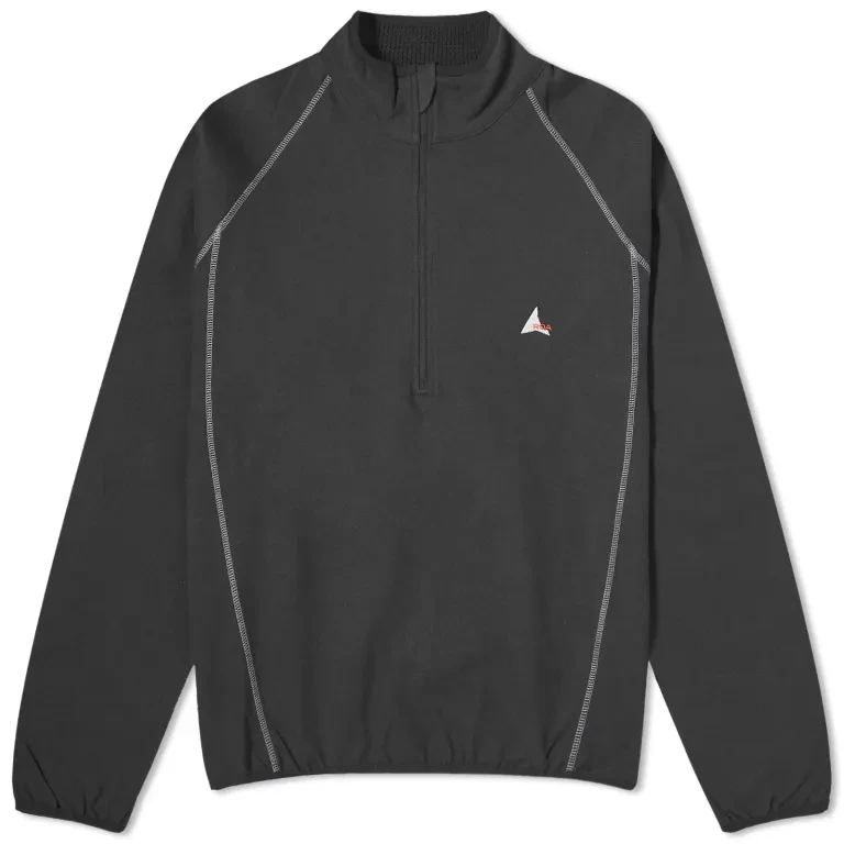 Roa Hiking Zip Functional Warm Bottom Outdoor Mountaineering Half Zip Bottom Sweater