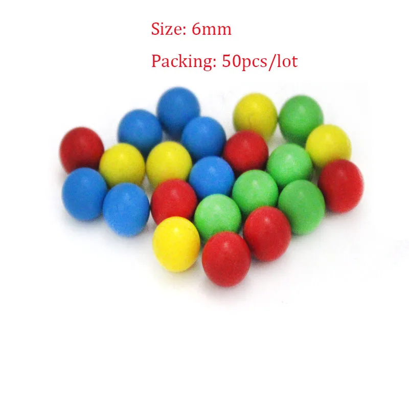 30-100PCS Metal Colored Paint Steel Ball Smooth Loose Space Beads 5mm 6mm 7mm 8 mm Solid Beads Without Holes Toy Bead Wholesale