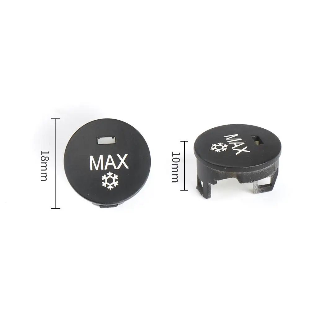 OFF/Rest/Max Car Heater Climate Control Knob Panel Air Conditioner Button Switches Repair Cap Cover For BMW 5 Series E60 E61