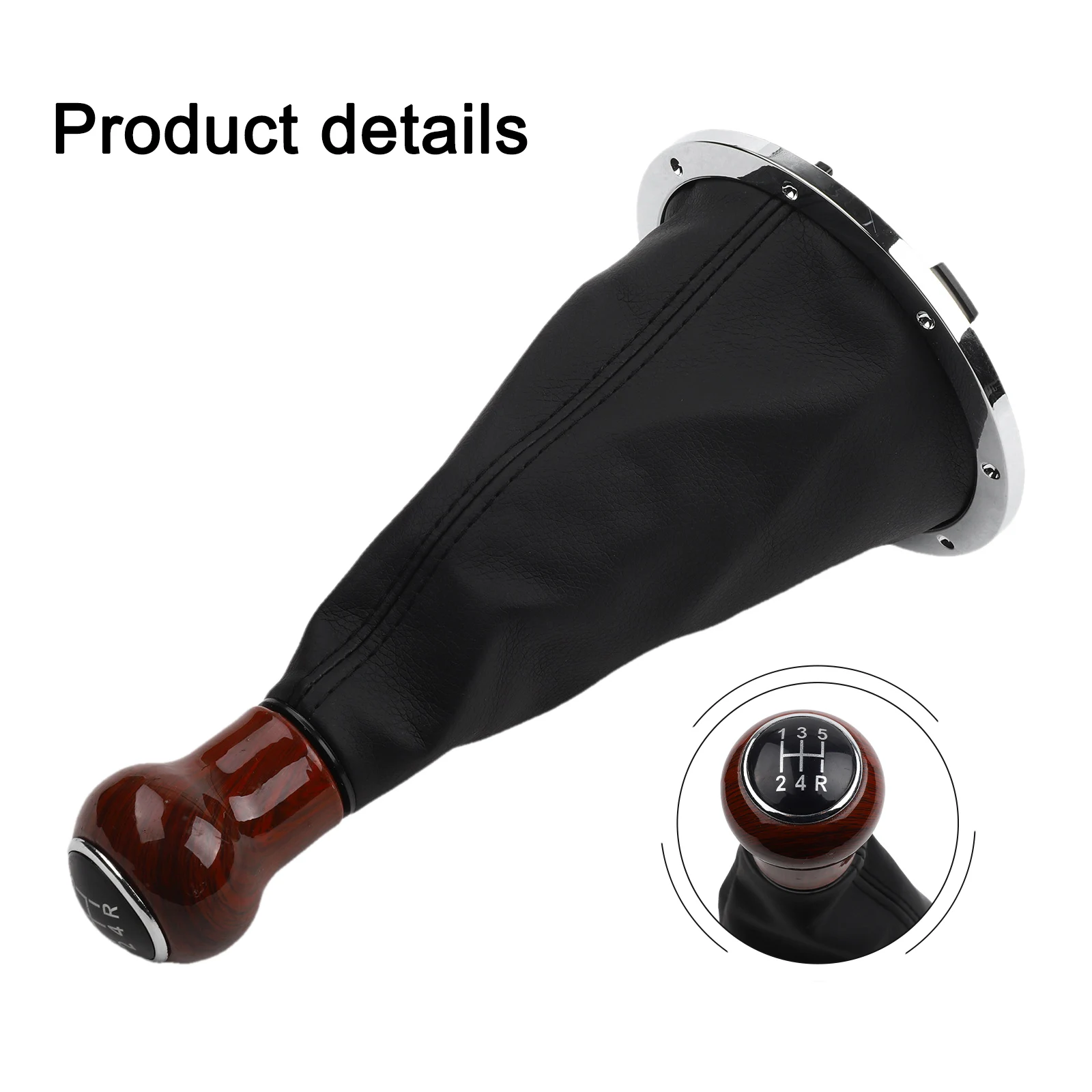 As Shown In The Picture Shifter Boot Robust Materials Stable Performance Comfortable Grip Enhanced Driving Experience