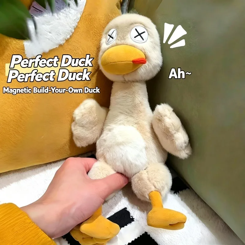 Magnetic Salted Duck Doll Can Be Split and Cute, and The Stuffed Duck Doll Is Funny To Commemorate Friends and Girlfriends