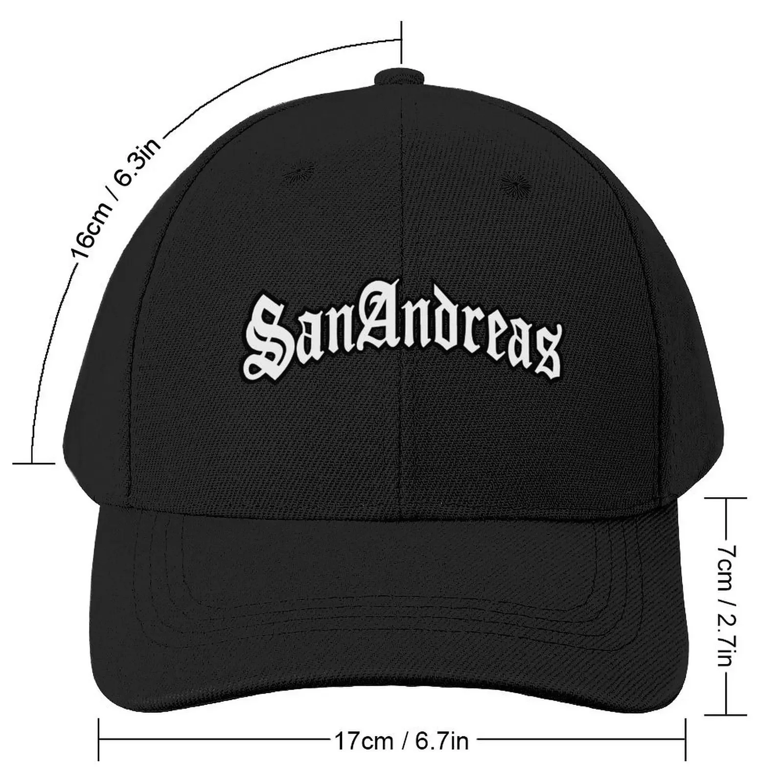 GTA San Andreas Baseball Cap Big Size Hat sun hat Hat Luxury Brand Christmas Caps For Women Men's