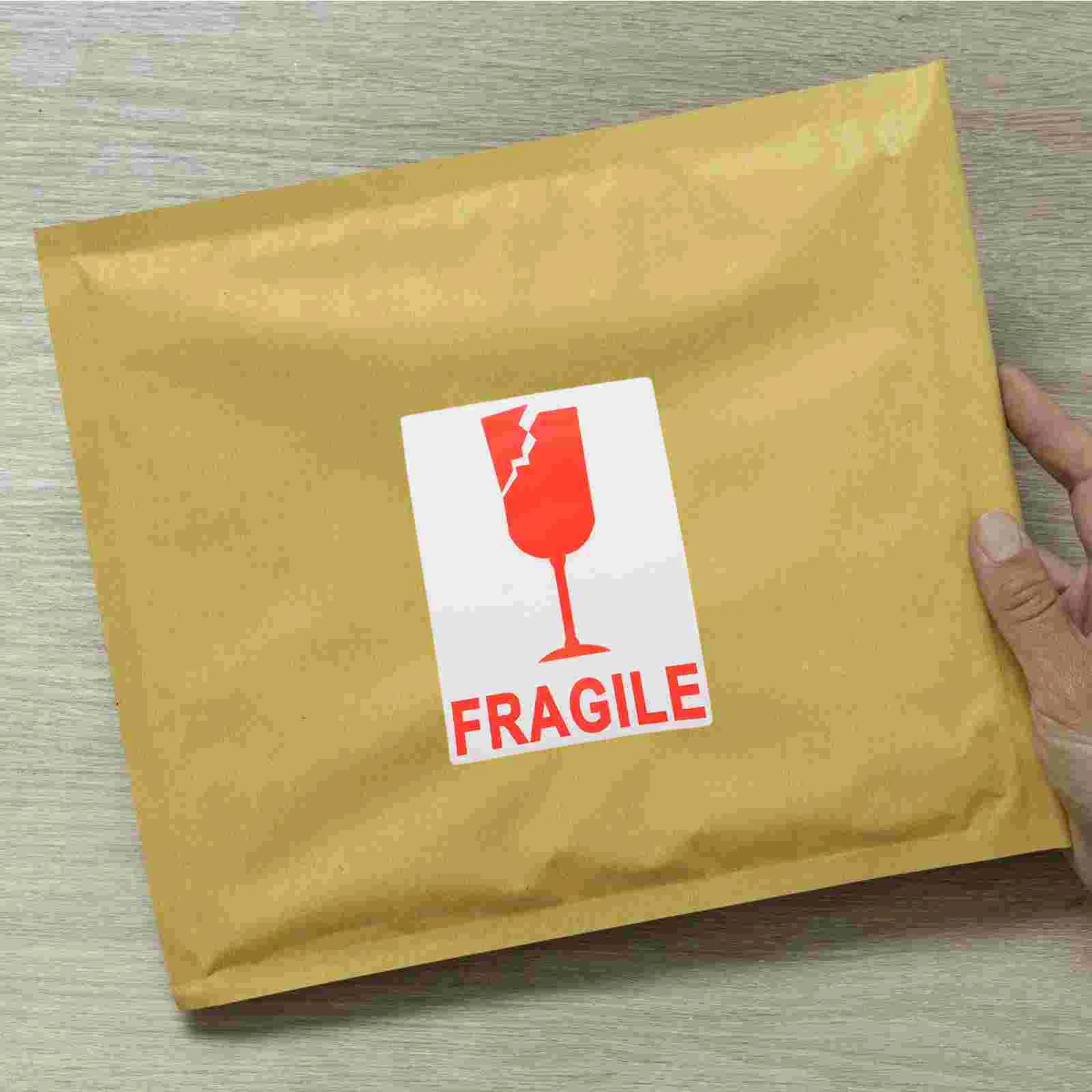 Warning Label Sticker Stickers Moving for Boxes Handle with Care Product Labels Fragile Shipping
