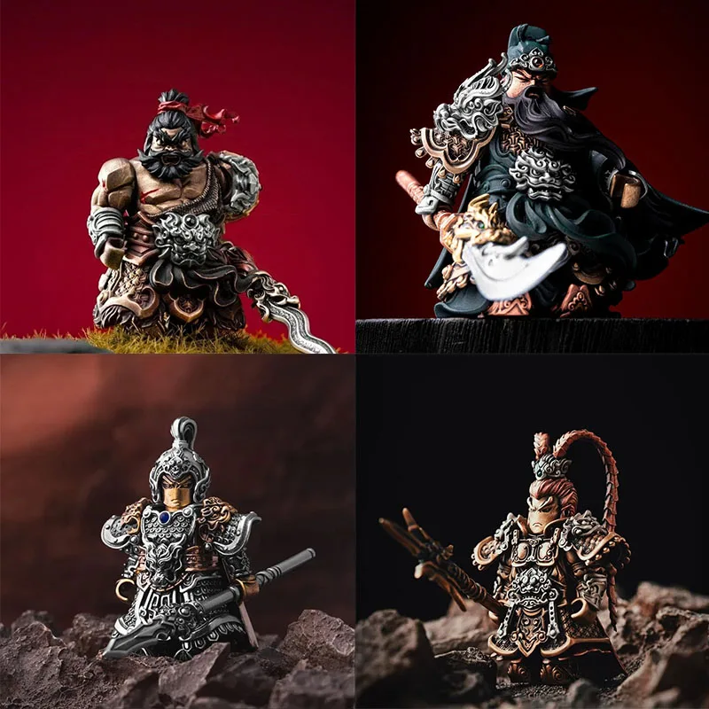 Arrival Arrival Recommendation Guan Yu Lv Bu Zhao Yun Zhang Fei Magnetic Metal Figurine Three Kingdom Character Action Figure Ornament - Aliexpress Deal