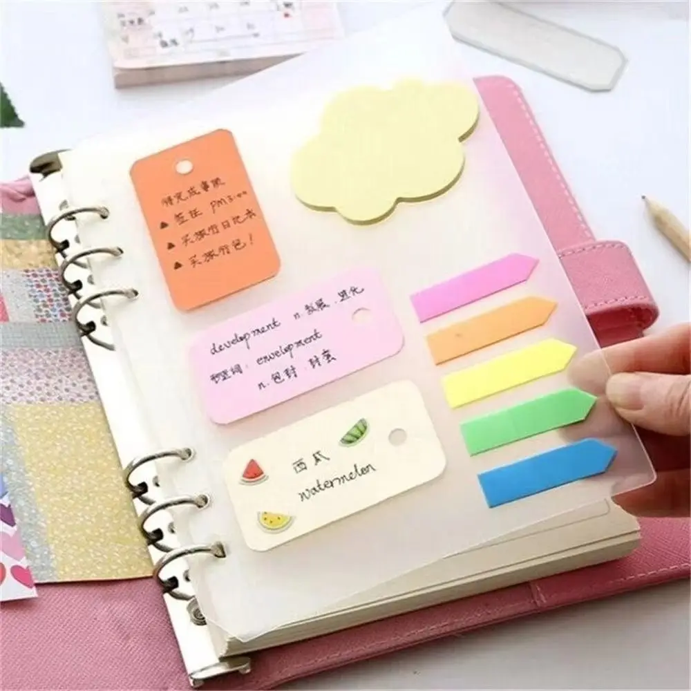 10 Stück A4 A5 A6 A7 Notizbuch-Trennblätter Matte Bürozubehörteile Innere Papiertrenner PP Universal Ordner Organizer Trennwände – Detail 11