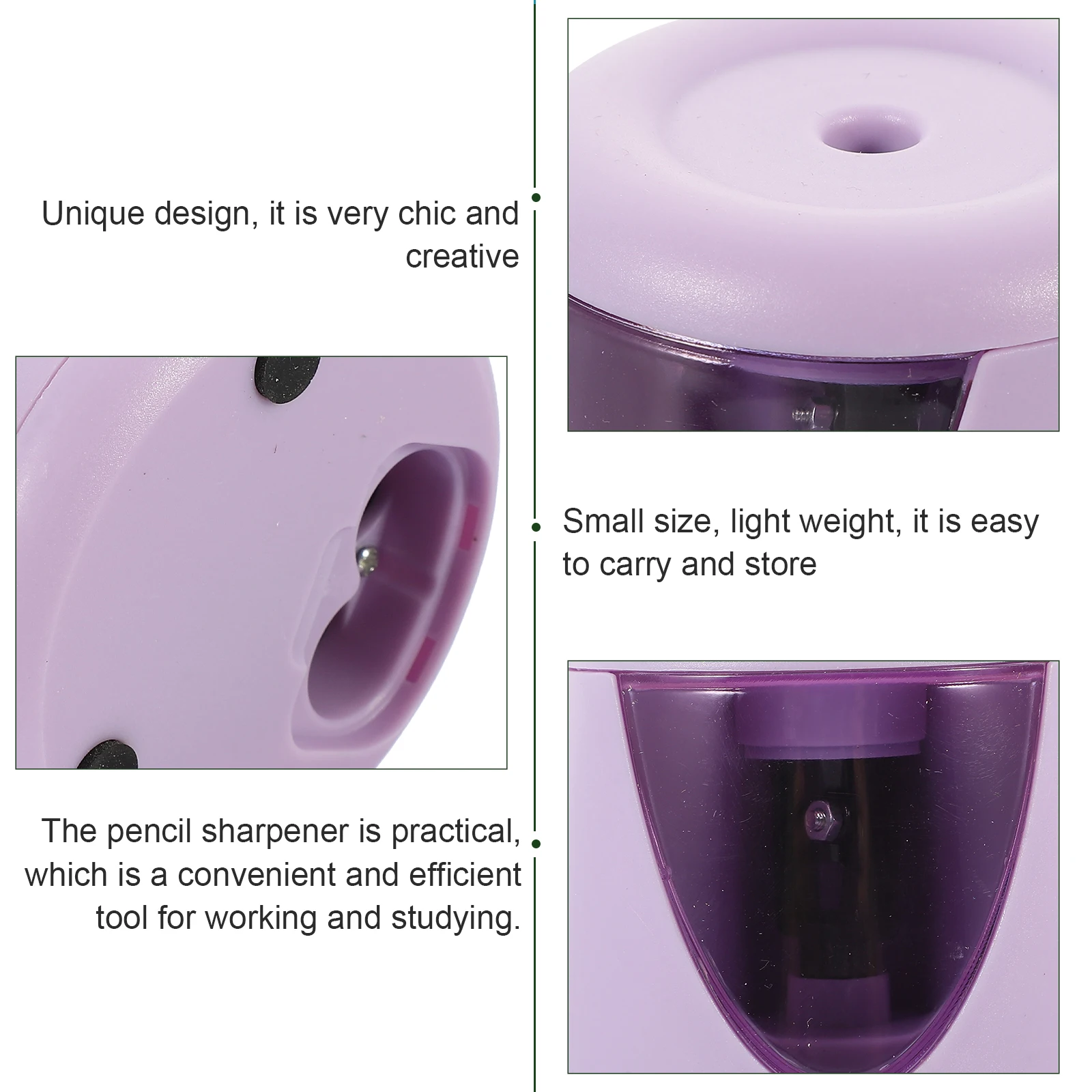 

Adorable Electric Multi-Functional Automatic Sharpener Portable School Supply Students Stationery Pencil Sharpening Tool