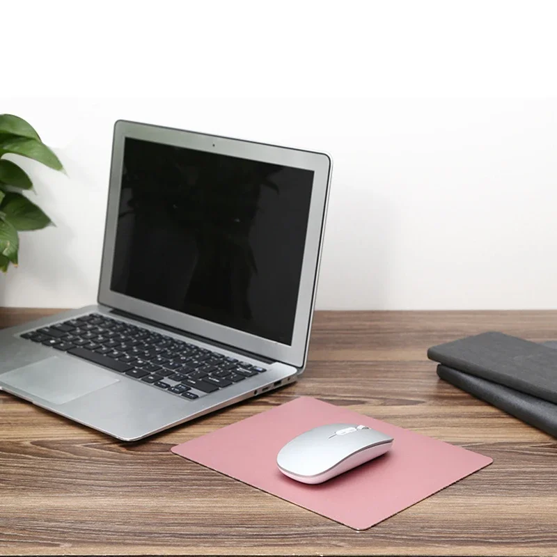 Aluminum Metal Mouse Pad Mat Hard Smooth Matte Thin Non-Slip Waterproof Fast and Accurate Control Mousepad Home Office Desk Mat