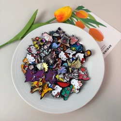 5Pcs 10Pcs Brooches Badges Mixed styles wholesale Enamel Pin Anime Lapel Backpacks Cute Things Backpack Brooch Clothes Jewelry