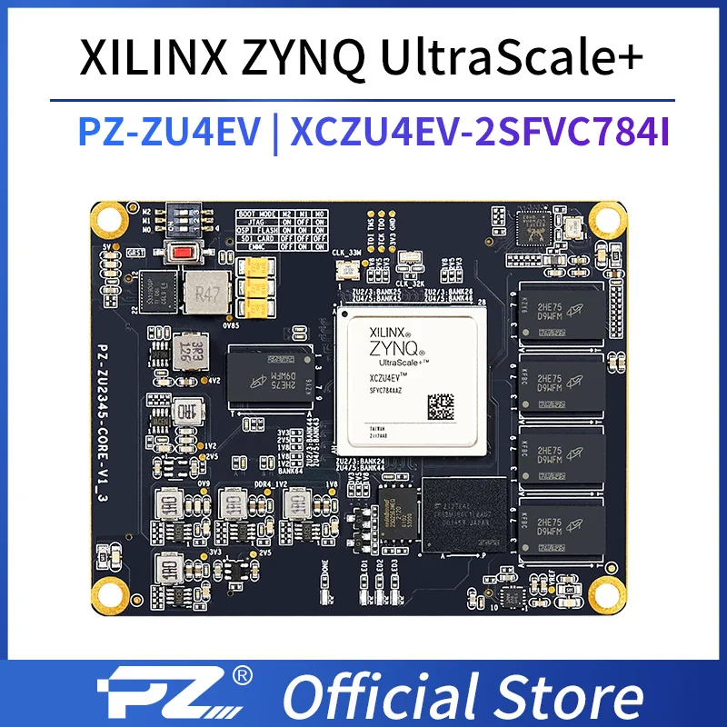 

xilinx zynq Ultrascale PZ-ZU4EV-SOM core board MPSOC som fpga core board evaluation kit soc board soc