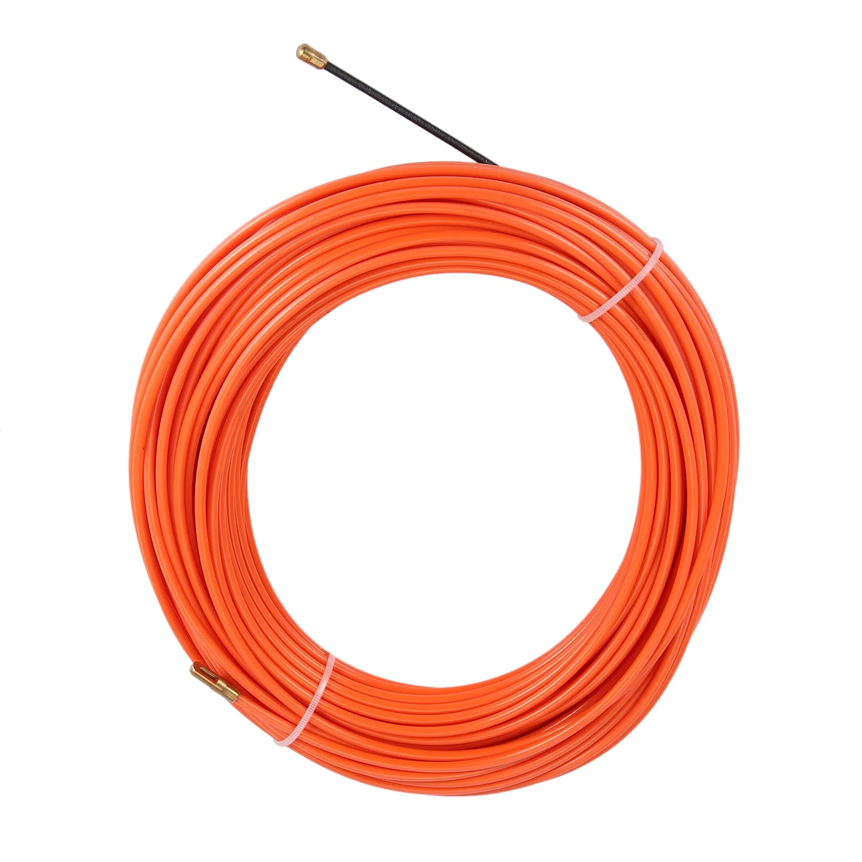 4Mm 30 Meter Orange Guide Device Nylon Electric Cable Push Pullers Duct Snake Rodder Fish Tape Wire