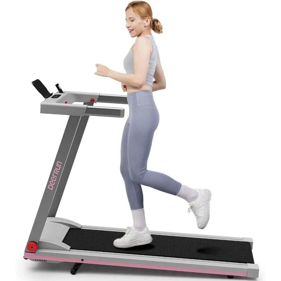 

Компактная складная беговая дорожка для домашнего использования с регулируемым наклоном и эргономичными ручками. Машина для бега с двигателем мощностью 3,0 л.с. для небольших Sp.