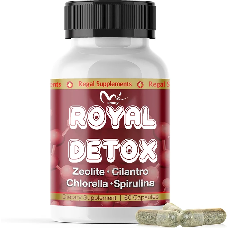 Integrated purification, cilantro, spirulina, apple pectin, supports whole body, liver, and intestinal health, 60 capsules