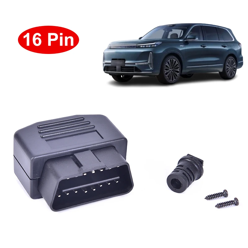 

Универсальный OBD 16-контактный штекерный кабель, розетки, разъем, адаптер, автоматический диагностический инструмент с корпусом и винтом