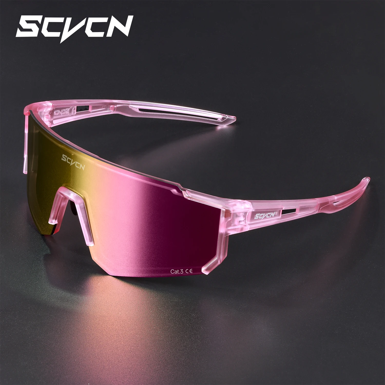 SCVCN New Outdoor Sport Cycling Sunglasses MTB Bike Cycling Hiking Eyewear Ultralight Running Men Women Pickleball UV400 Glasses