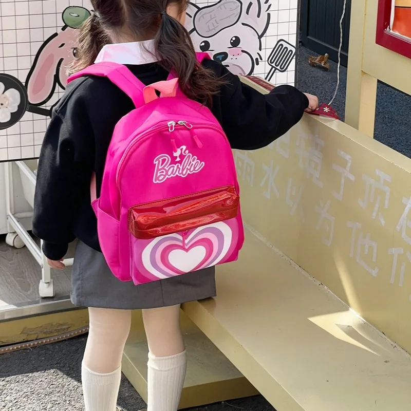 Kawaii Anime Cartoon Backpack Barbies Seriesprimary School Student Boy Girl High Capacity Backpack Woman Versatile Mini Bag Gift